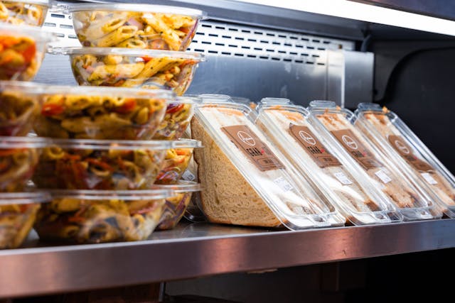 Sensors monitoring coolers in a campus dining facility